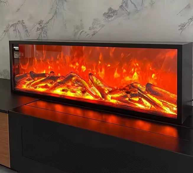 ✨Electronic fireplace insert, simulated flame, heating decorative cabinet, living room home atmosphere light