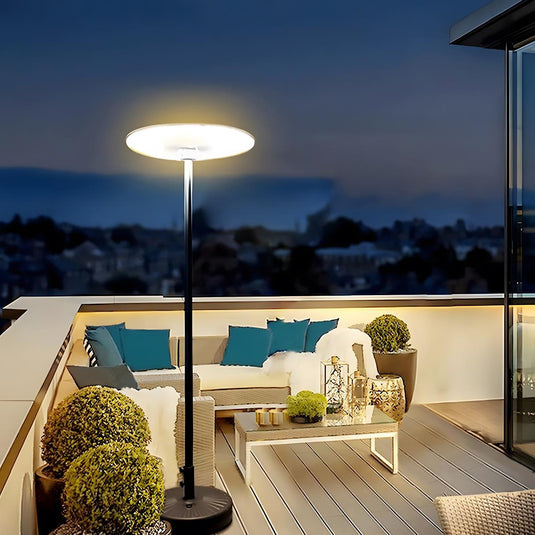 🎉Solar Waterproof Dish Moving & Lifting Outdoor LED Floor Lamps