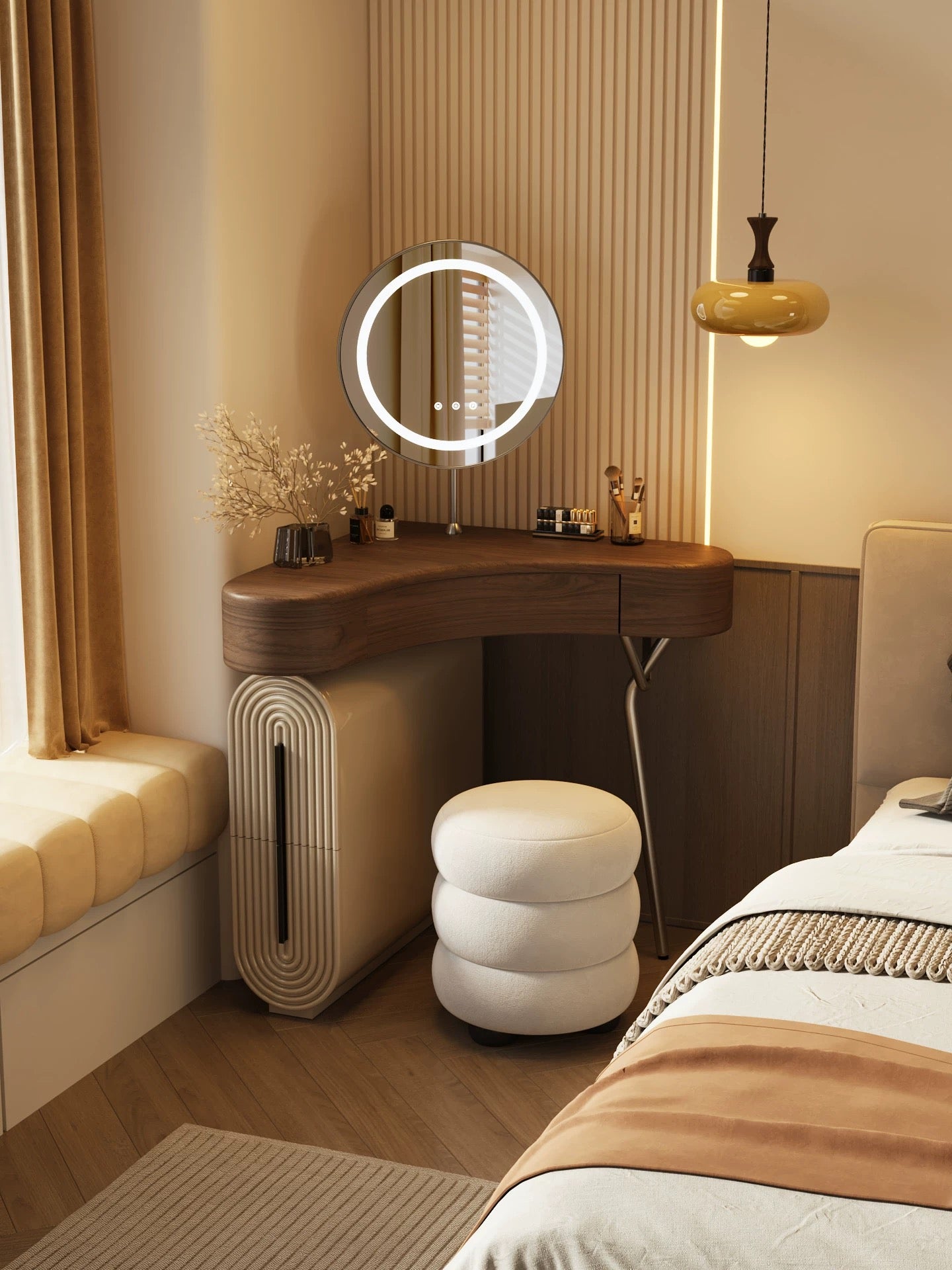 🎉Good news for small apartments, dressing table,corner dressing cabinets and storage racks