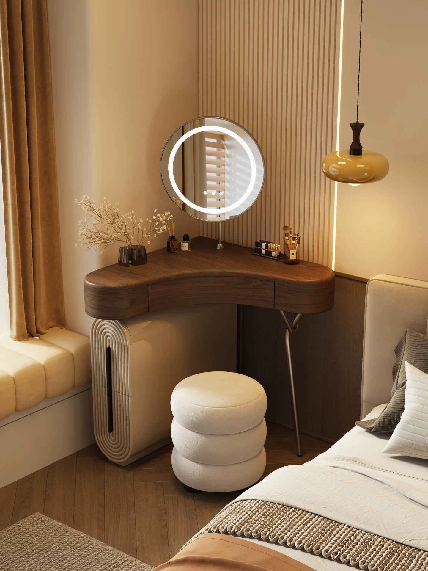 🎉Good news for small apartments, dressing table,corner dressing cabinets and storage racks