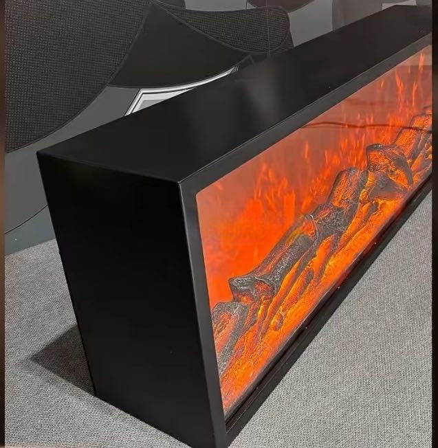 ✨Electronic fireplace insert, simulated flame, heating decorative cabinet, living room home atmosphere light