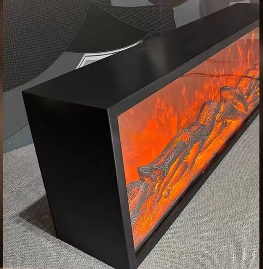 ✨Electronic fireplace insert, simulated flame, heating decorative cabinet, living room home atmosphere light