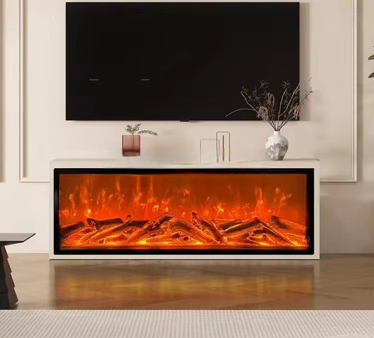 ✨Electronic fireplace insert, simulated flame, heating decorative cabinet, living room home atmosphere light