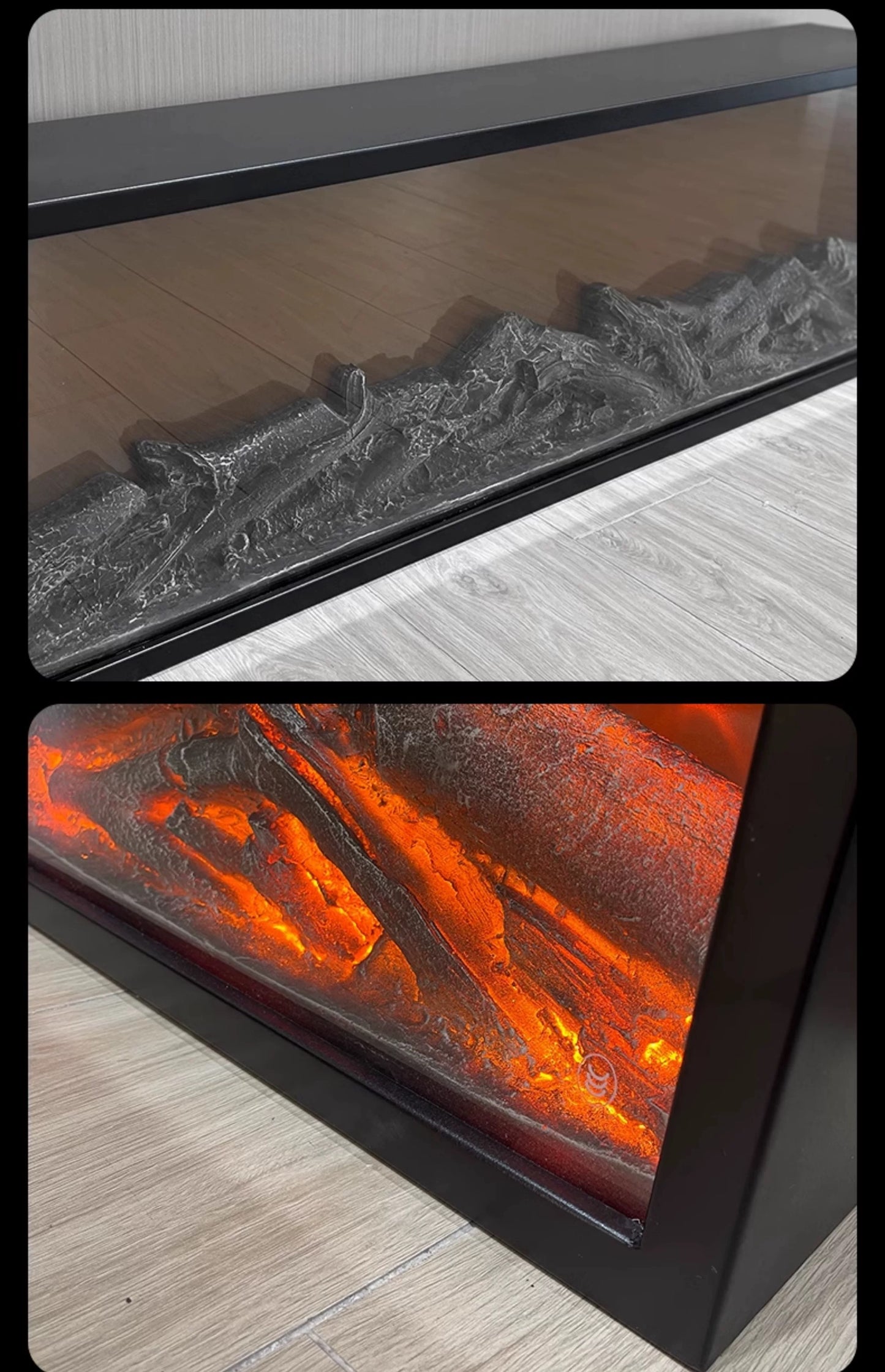 ✨Electronic fireplace insert, simulated flame, heating decorative cabinet, living room home atmosphere light