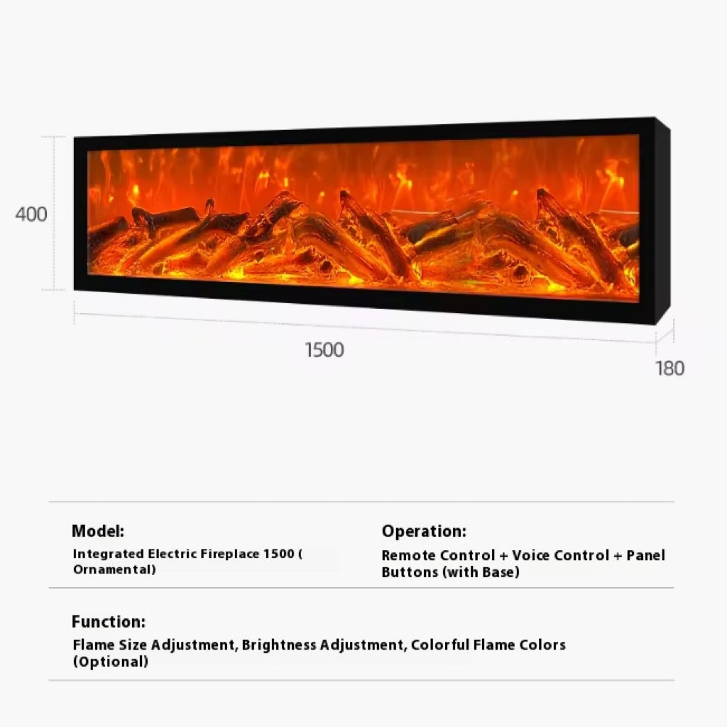 ✨Electronic fireplace insert, simulated flame, heating decorative cabinet, living room home atmosphere light