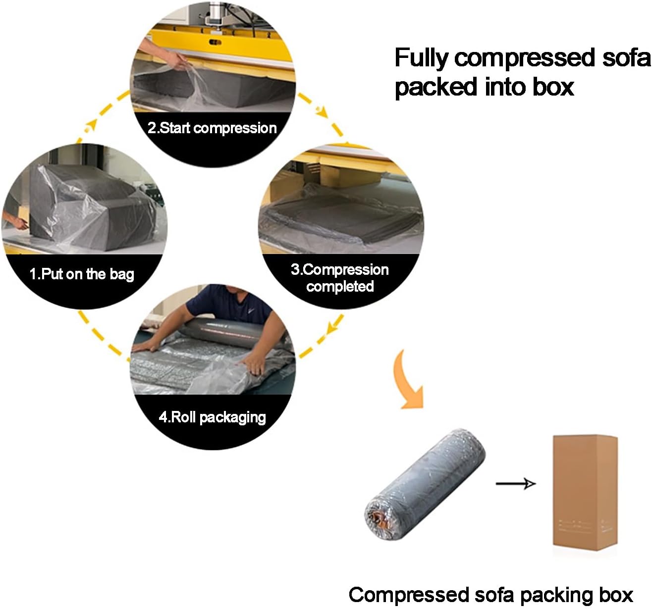 🛋️Boxed compression sofa, folding sofa bed, portable folding chair bed, comfortable floor sofa lounge chair