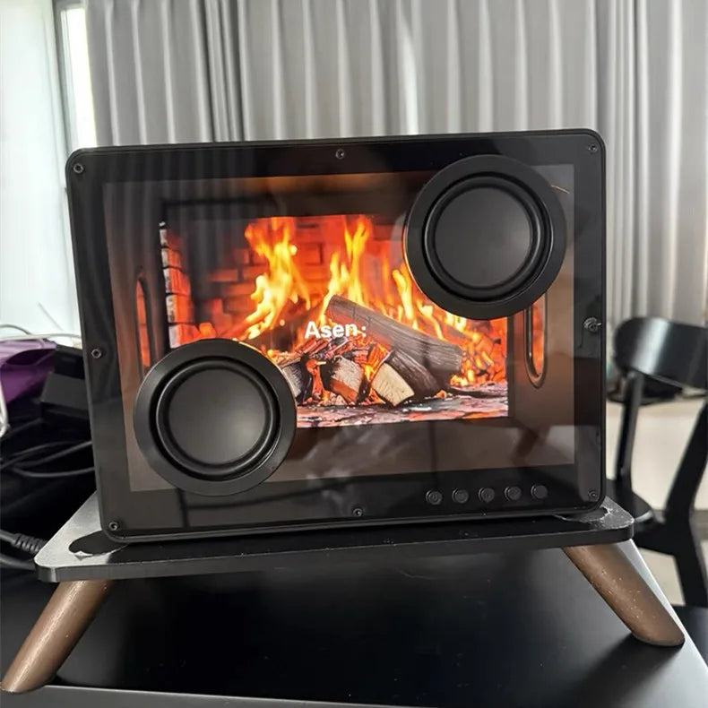 🎵Suspended lyrics speaker transparent subtitle display desktop wireless Bluetooth speaker living room decoration