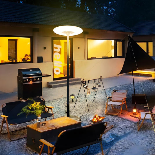 🎉Solar Waterproof Dish Moving & Lifting Outdoor LED Floor Lamps